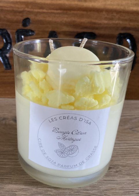 Bougie Citron meringué
