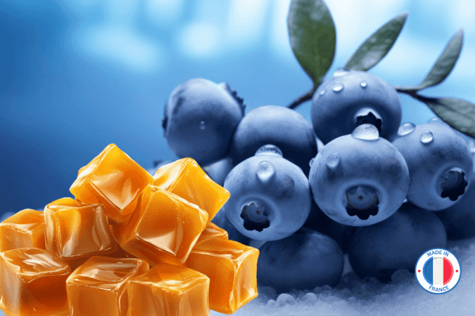 Fondant parfumé Caramel myrtilles 