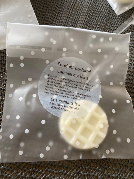 Fondant parfumé Caramel myrtilles 