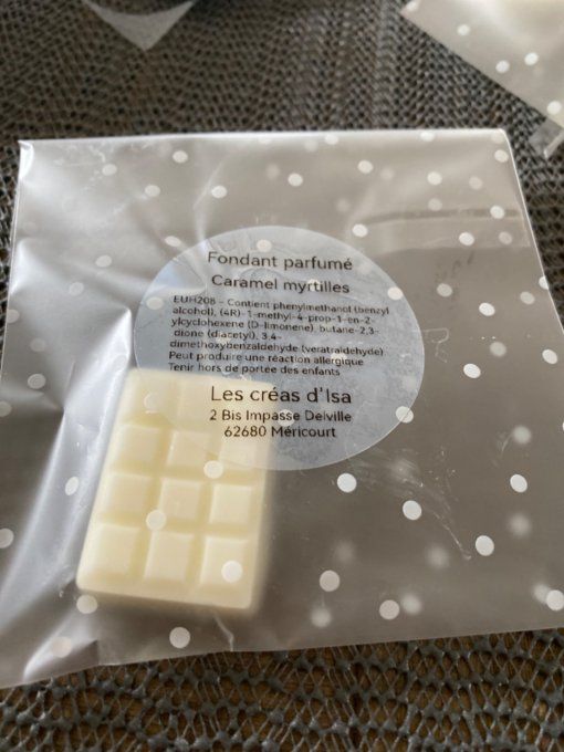 Fondant parfumé Caramel myrtilles 
