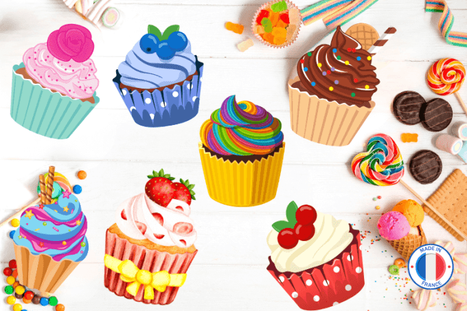 Fondant parfumé Cupcake