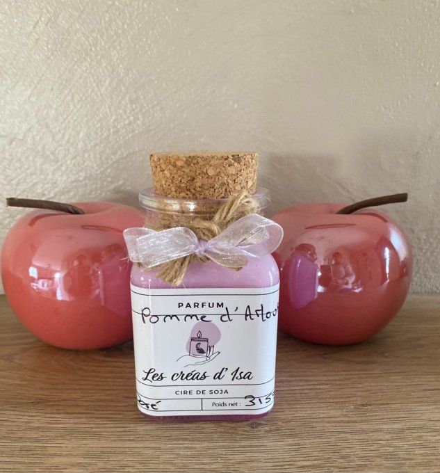 Bougie Bijoux Doré Parfum Pomme d'Amour